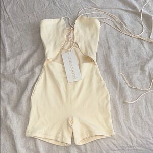 Johansen Cream Romper NWT XXS